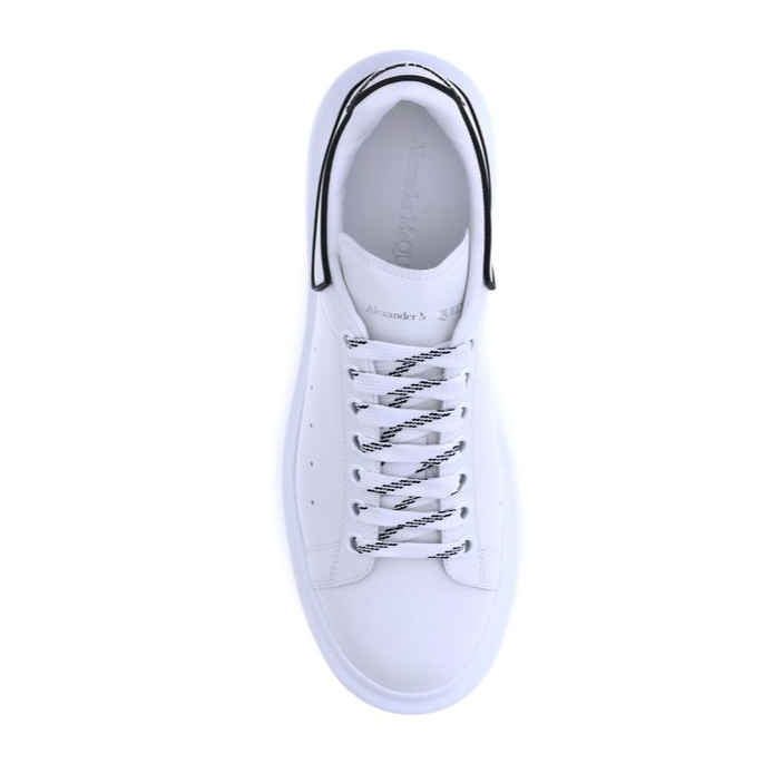 Alexander McQueen White on White Leather Men’s Sneakers
