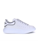 Alexander McQueen White on White Leather Men’s Sneakers