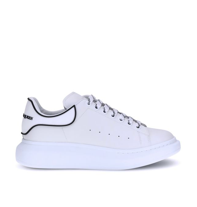 Alexander McQueen White on White Leather Men’s Sneakers