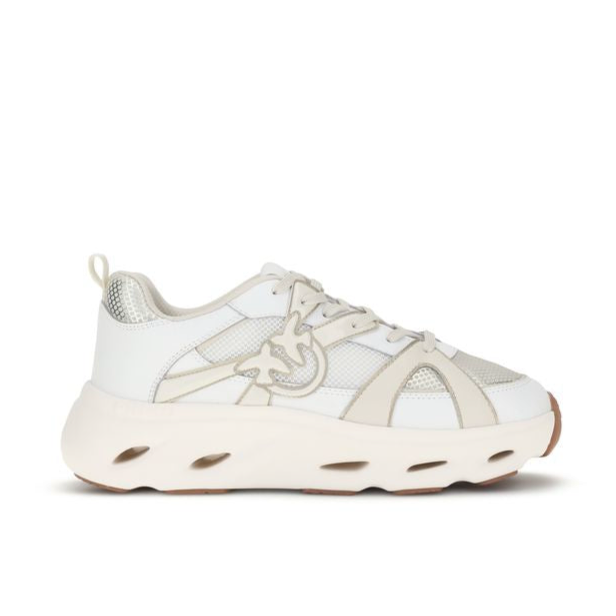 PINKO "Pink" White Sneakers