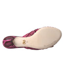 Dolce & Gabbana Pink Exotic Python Kitten Heels