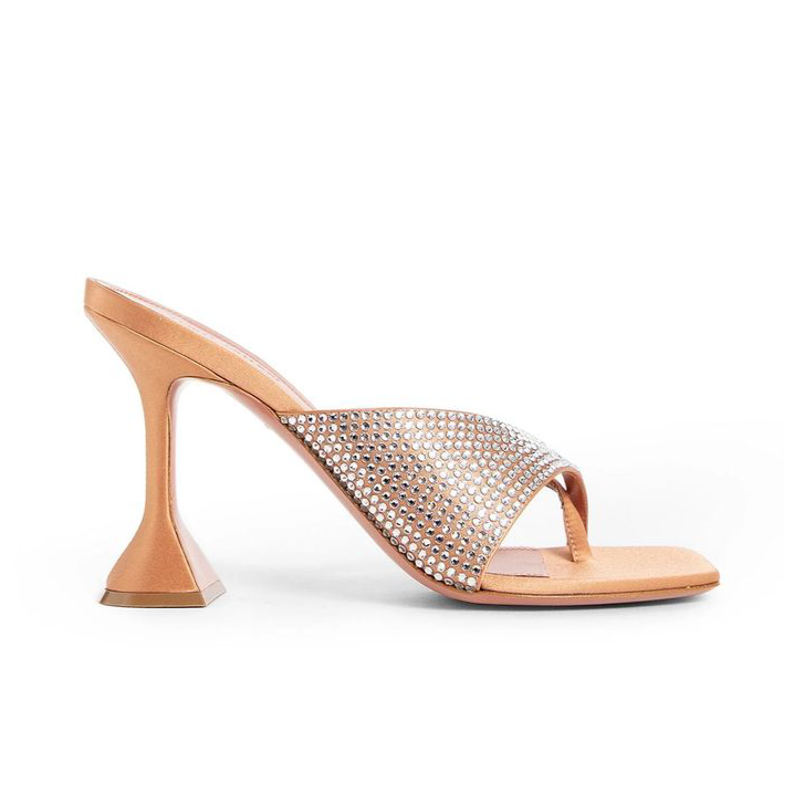 Amina Muaddi Shiona Slipper Crystals 95 Mules