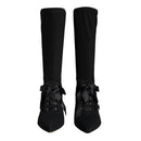 Dolce & Gabbana Black Stiletto Boots