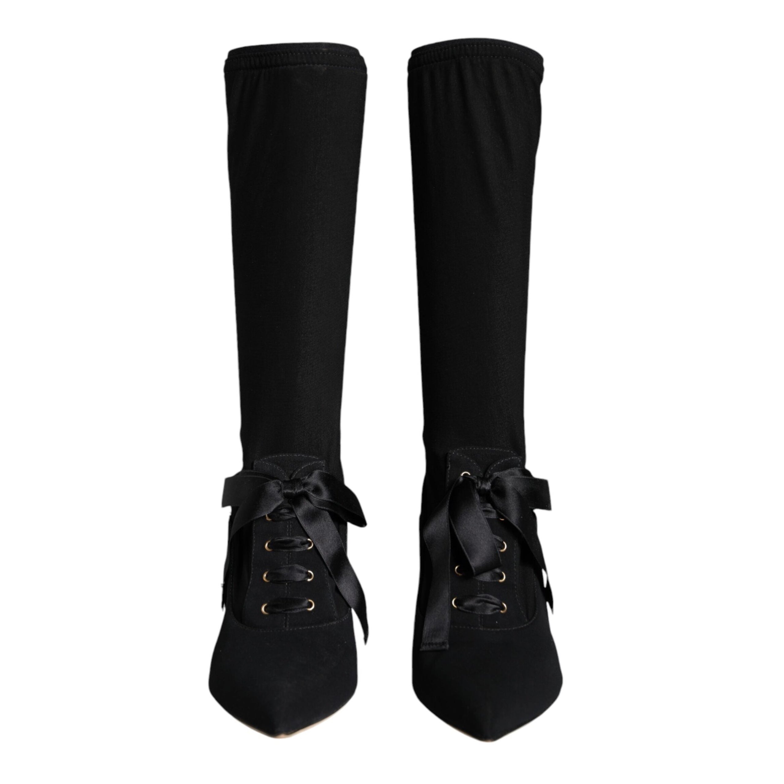 Dolce & Gabbana Black Stiletto Boots