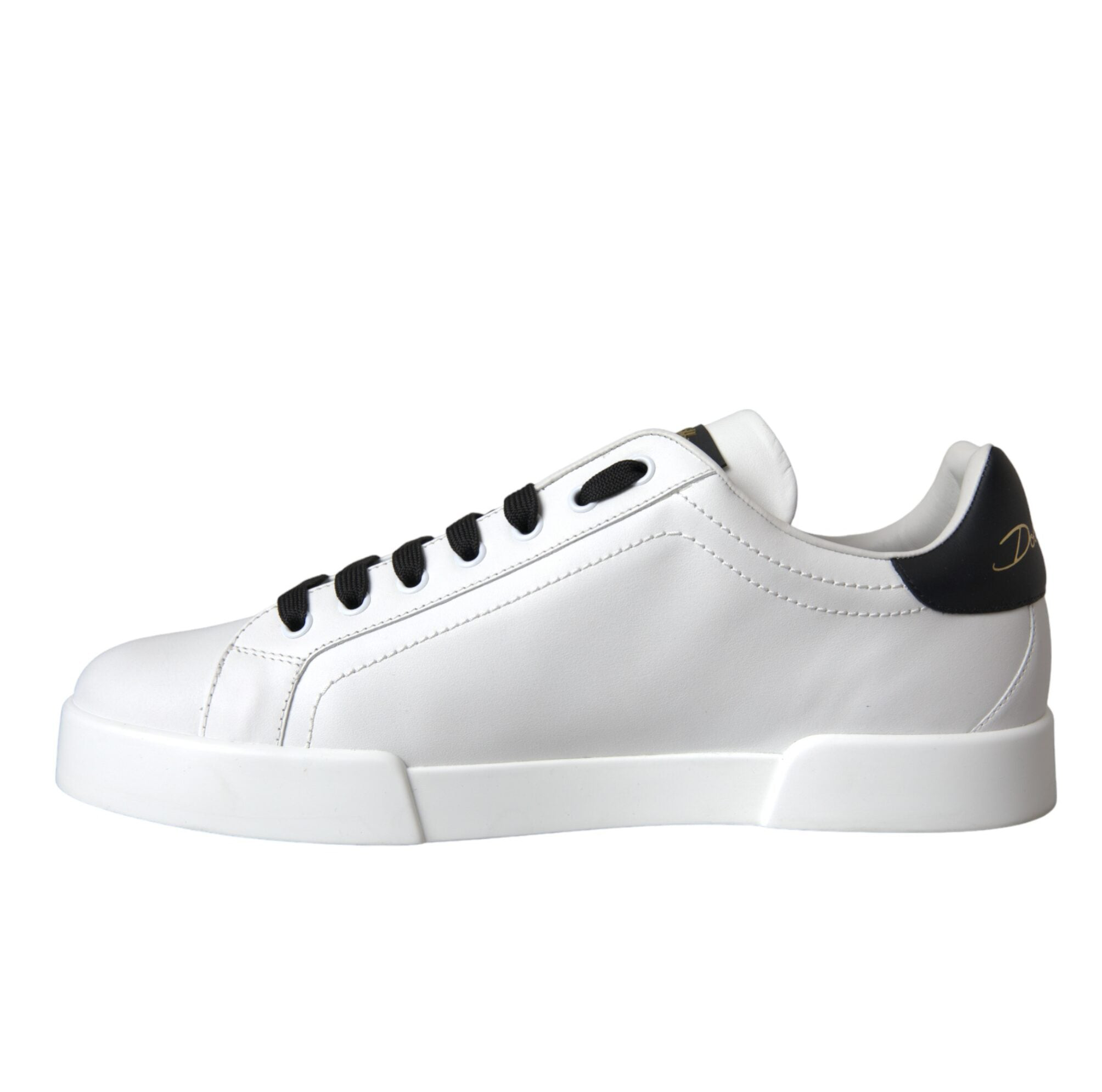 Dolce & Gabbana White DG Logo Low Top Sneakers