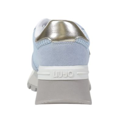 Liu Jo Blue Leather Sneaker