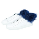 Mr&Mrs Italy White Sneaker Blue Ponpon