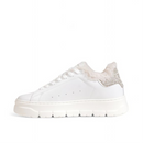 Crime London White Leather Sneaker