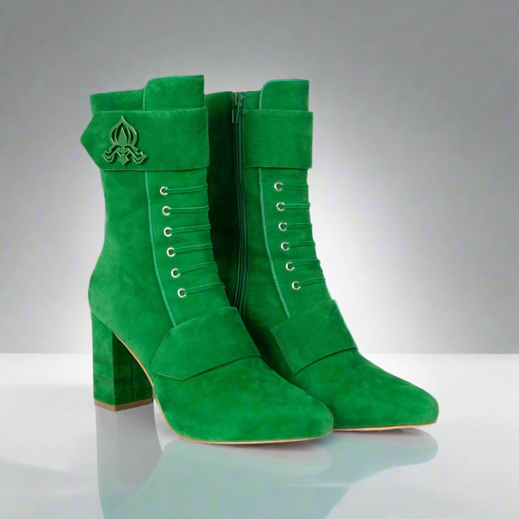 Marta • Green Suede