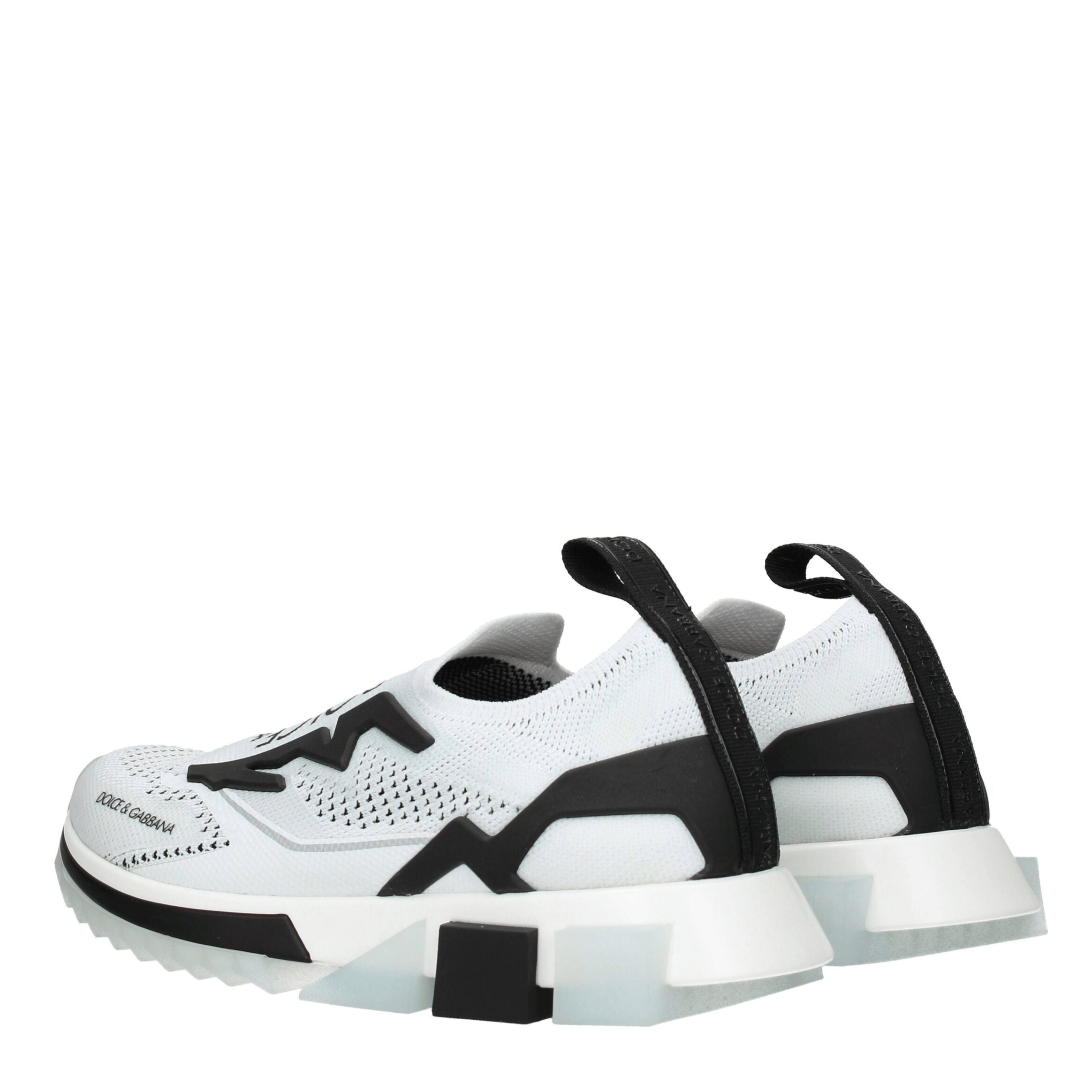 Dolce & Gabbana White Fabric Sneakers