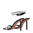 Amina Muaddi Black Crystals Sandal
