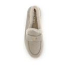 Prada Beige Suede Men’s Loafers