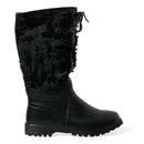 Dolce & Gabbana Lace Up Shearling Rain Boots