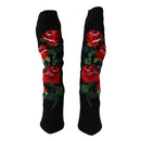 Dolce & Gabbana Boots with Red Roses Detail