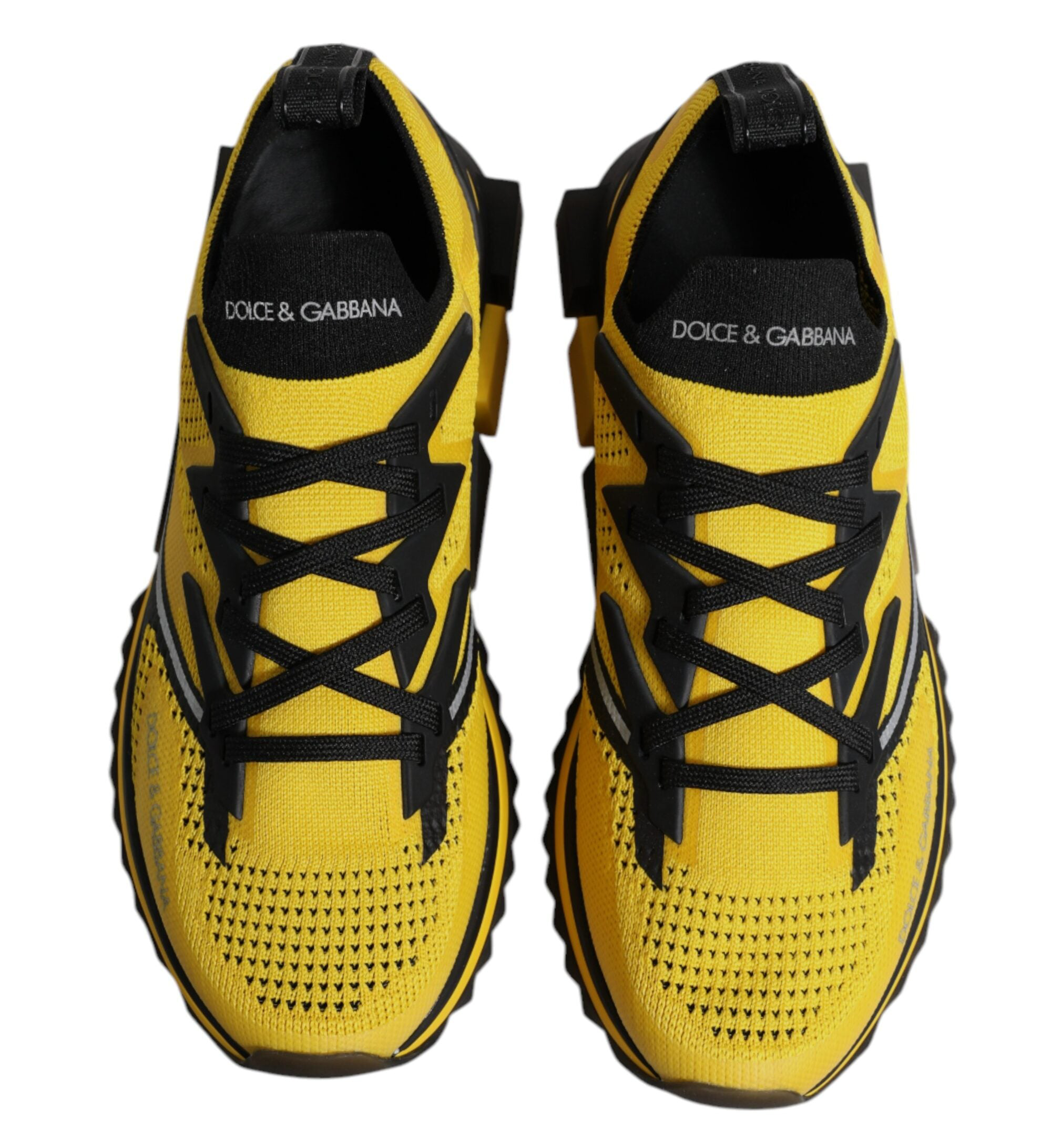Dolce & Gabbana Yellow SORRENTO Sport Stretch Men’s Sneakers