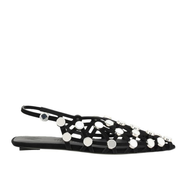 The Attico Grid Ballerinas