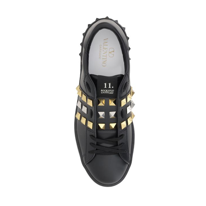 Valentino Garavani Rockstud Black Sneakers Men’s