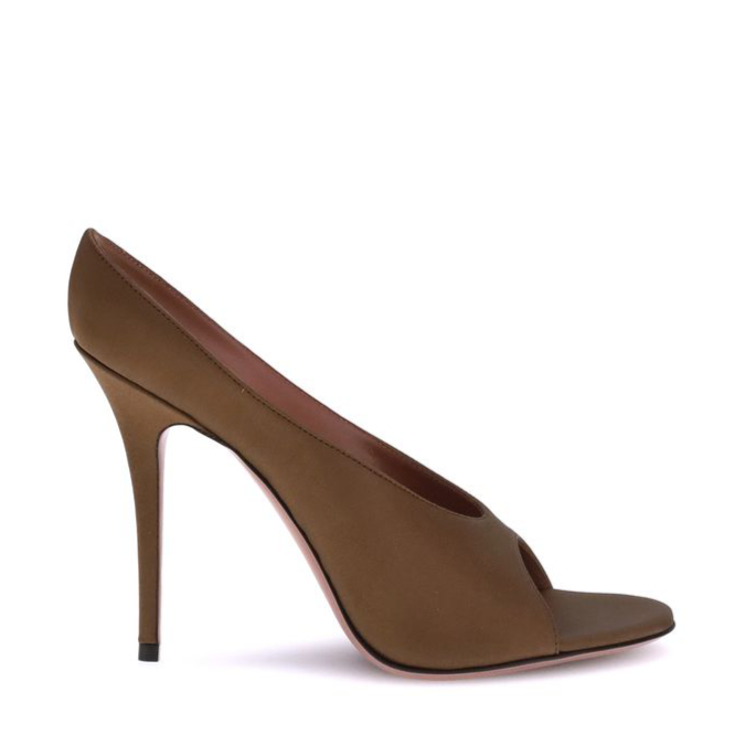 Amina Muaddi Anok satin Sandals