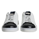 Dolce & Gabbana W&B Croc Leather Portofino Sneaker