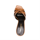 Saint Laurent Brown Tribute Sandals