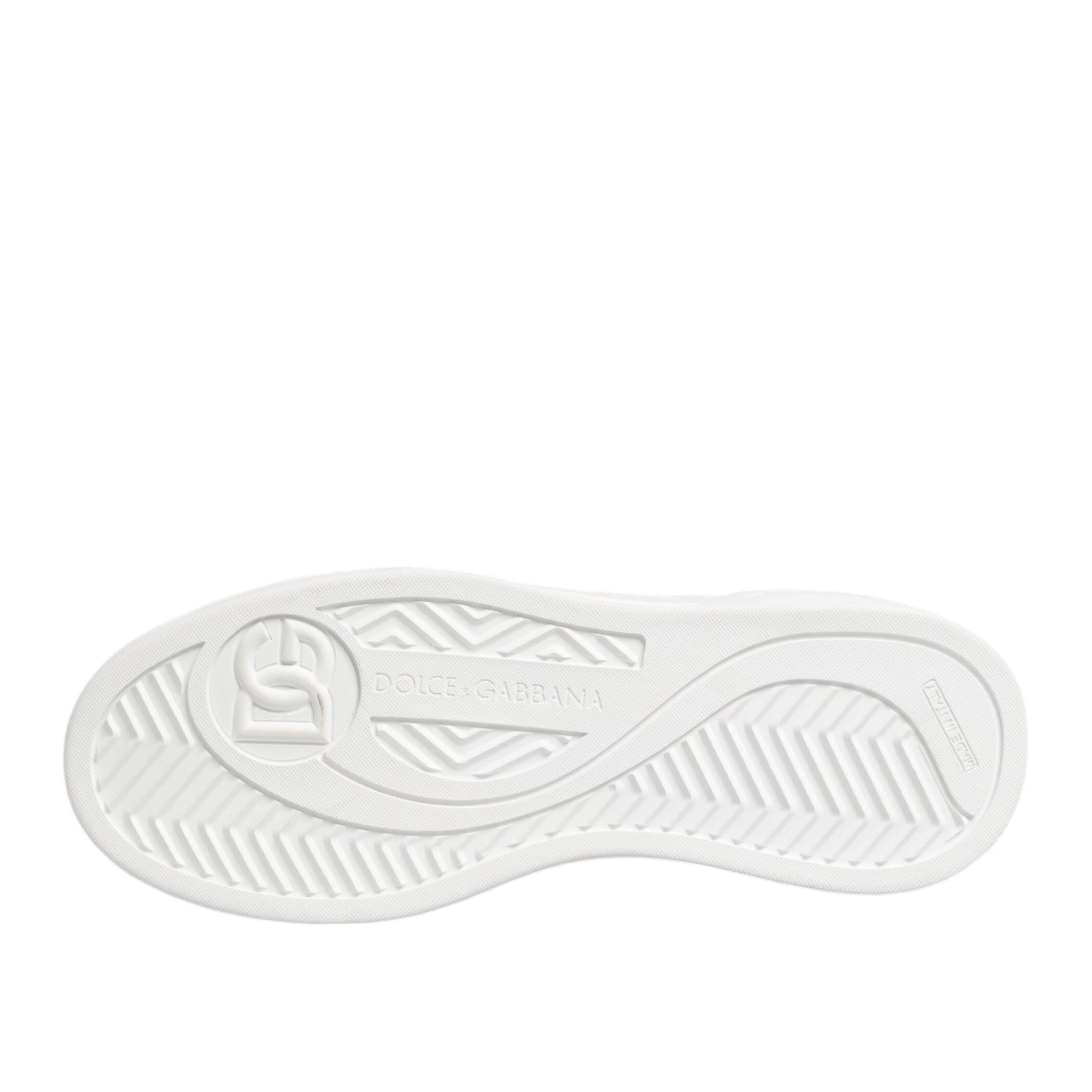 Dolce & Gabbana White Miami Leather Sneakers