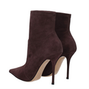 Casadei Brown Leather Ankle