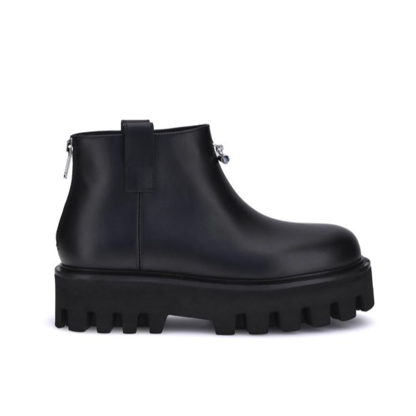 Alexander McQueen Black Platform Ankle Boots