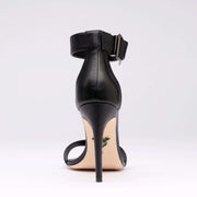 Michaela V Chapman Black Leather Heels
